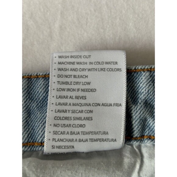 KanCan Jeans Womens 13/30‎ Blue Wide Leg Cropped Ultra High Rise Stretch Baggy - Picture 8 of 12